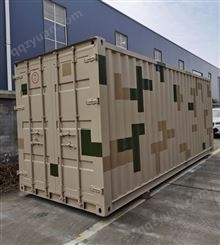 迷彩数码集装箱定制 污水处理发电储能预制舱定做 防腐耐用